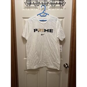 Men's Nike Colorado Buffalo Coach Prime White T Shirt Sz M - NWT